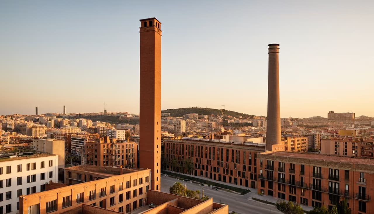Barrio de Sant Martí en Barcelona