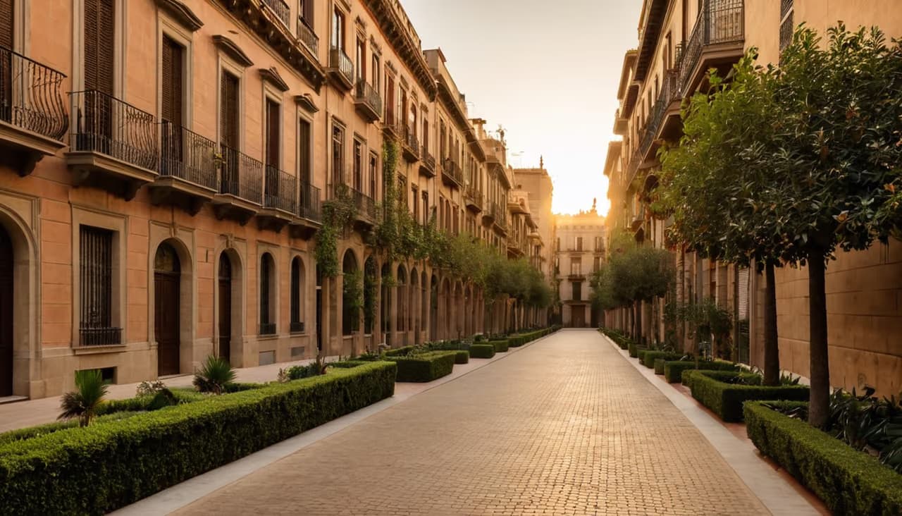 Barrio de Sarrià en Barcelona