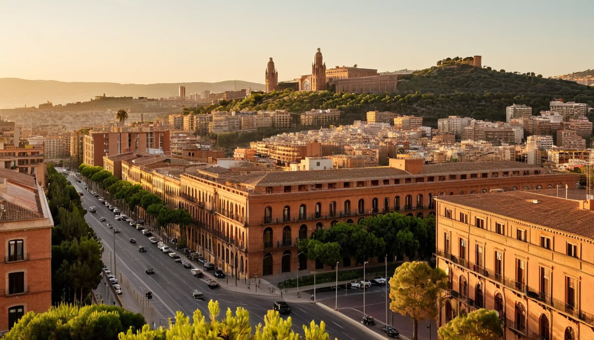 Barrio de Sants-Montjuïc en Barcelona